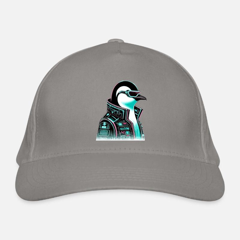 Cyberpunk Pinguin Grafikdesign Bio-Baseballkappe