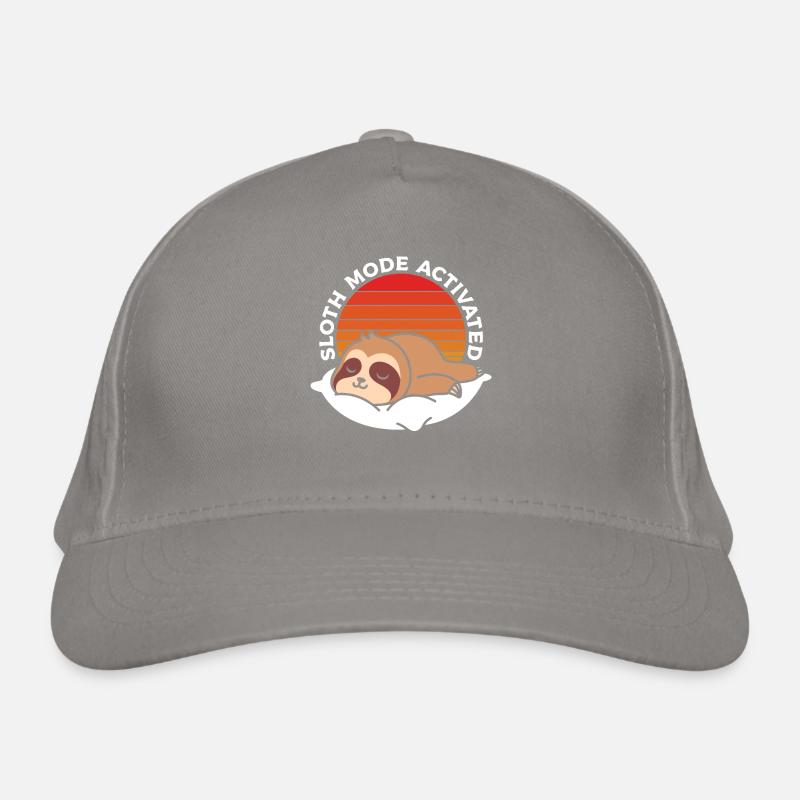 Mode paresseux activé dans le t-shirt rétro Casquette classique bio