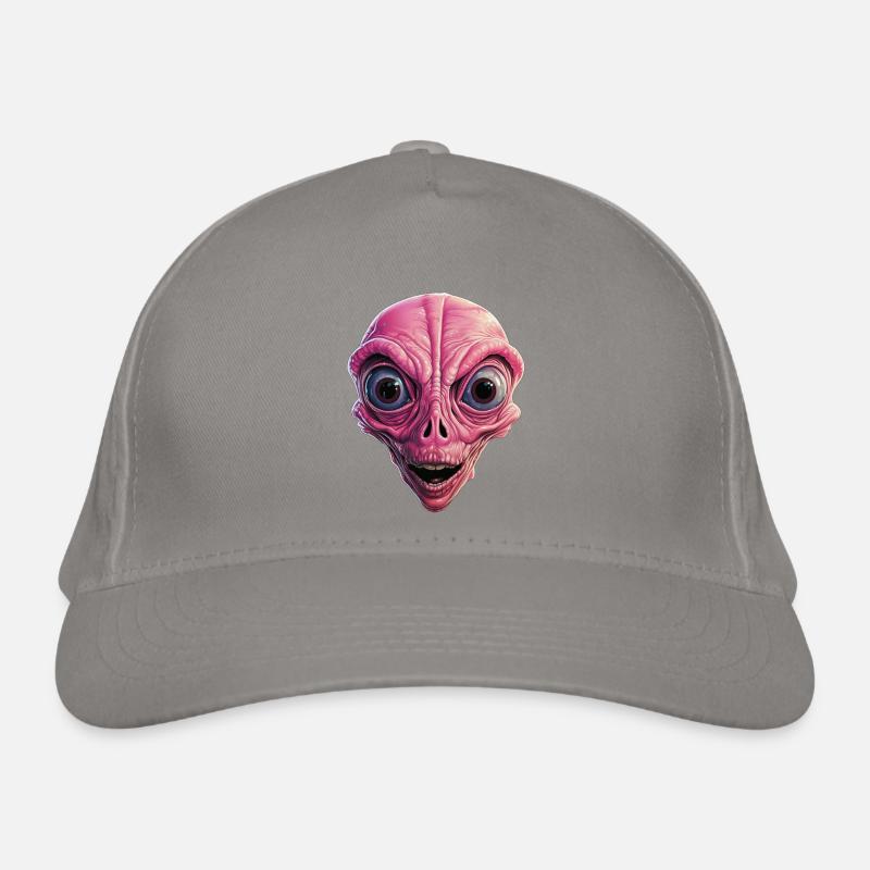 Extraterrestre choqué, choc, visage extraterrestre, curiosité Casquette classique bio