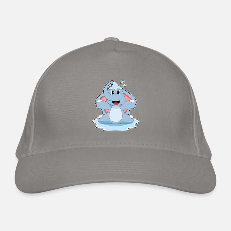 Éléphant éclaboussant l’eau Casquette classique bio
