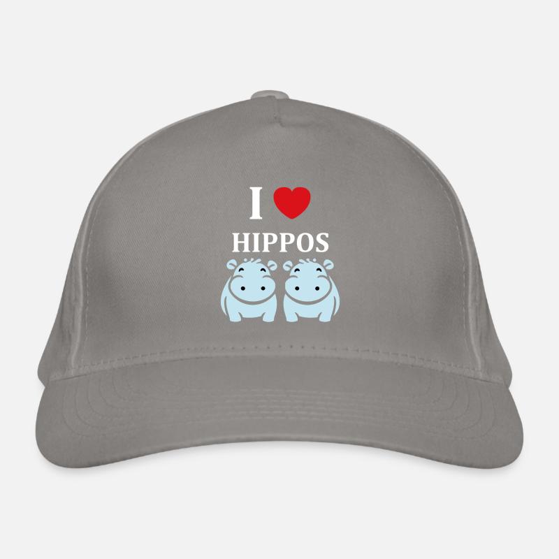 amour petit hippopotame Casquette classique bio