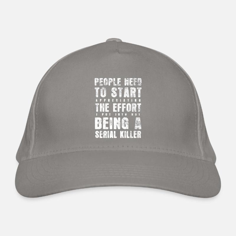 SERIAL KILLER Organic Baseball Cap