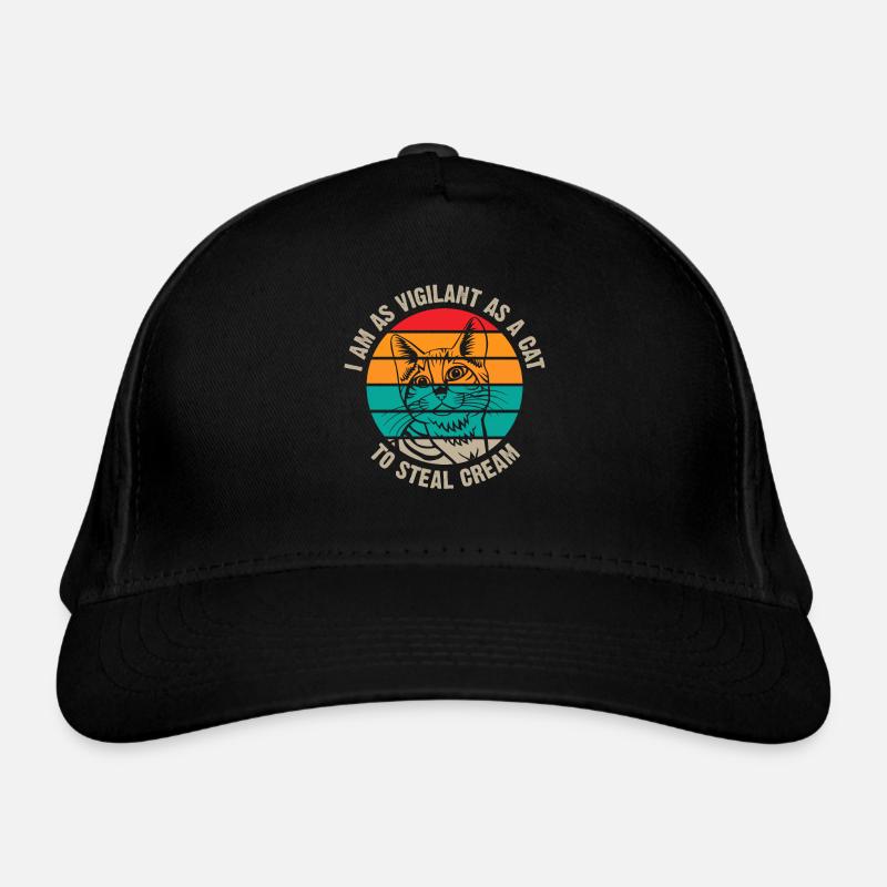 Je suis alerte comme un chat Casquette classique bio