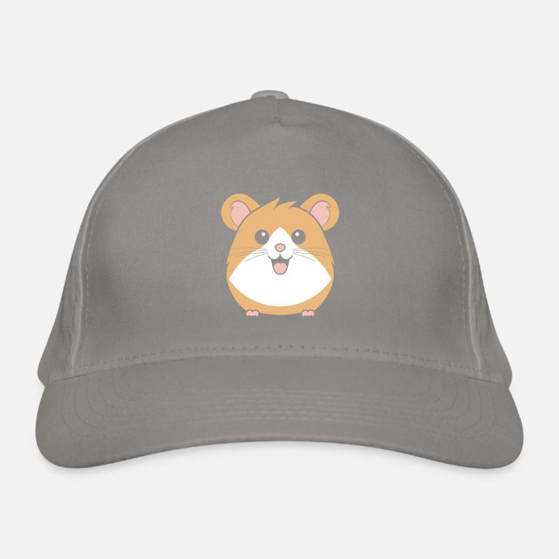 Mignon Humour petit hamster Casquette classique bio