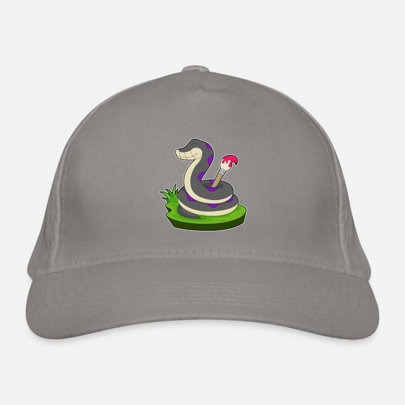 Snake Painter Brush Paint Organic Baseball Cap