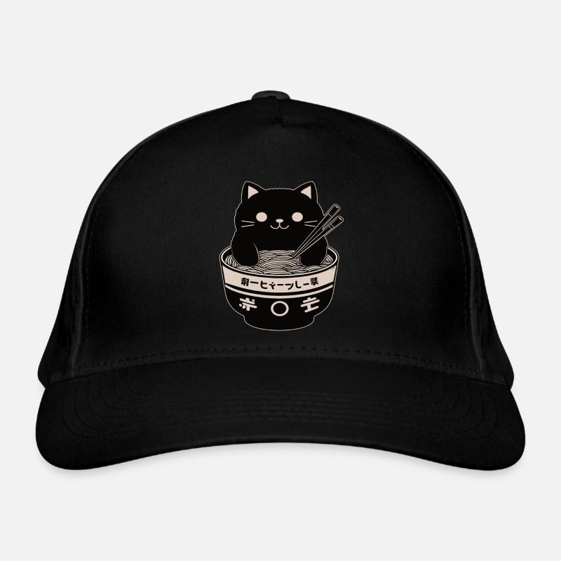 Ramen Powered Cat , classic Organic Baseball Cap