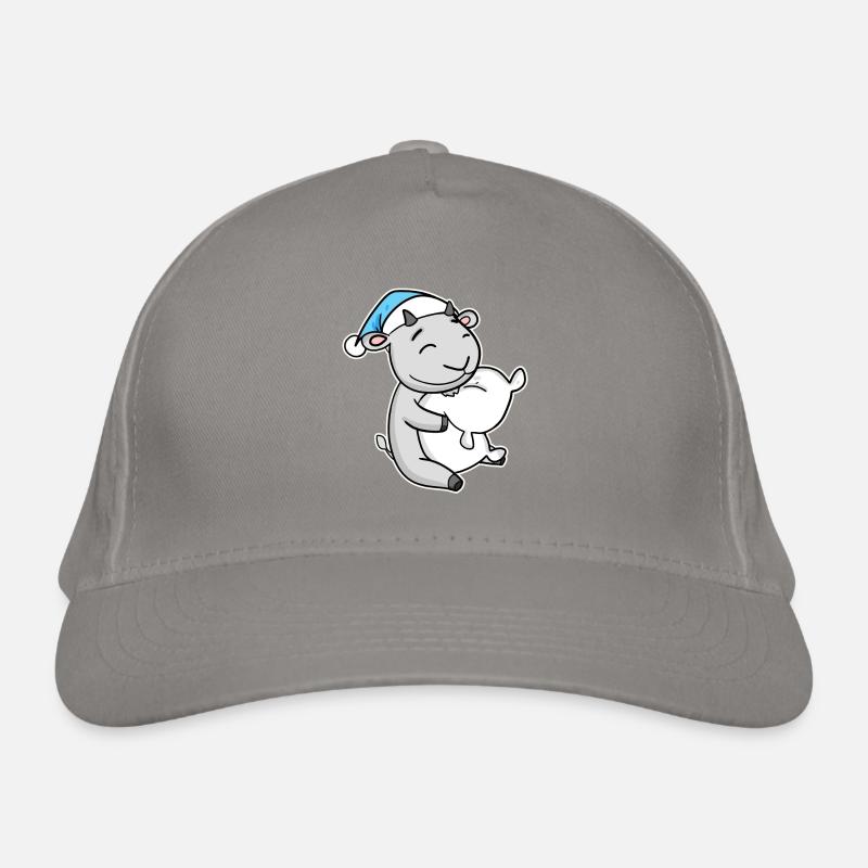 Chèvre avec oreiller et bonnet somnolent Casquette classique bio