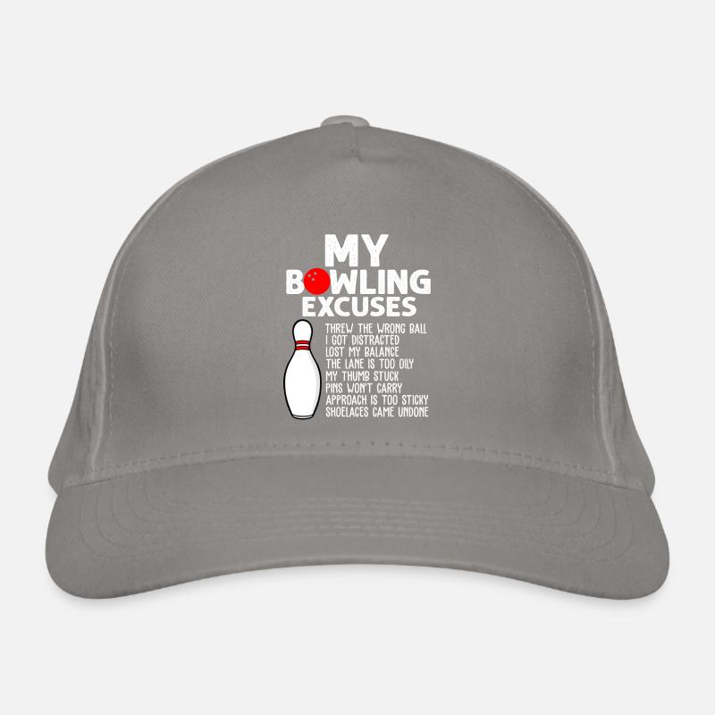 Excuses de bowling drôles pour le quilleur Casquette classique bio