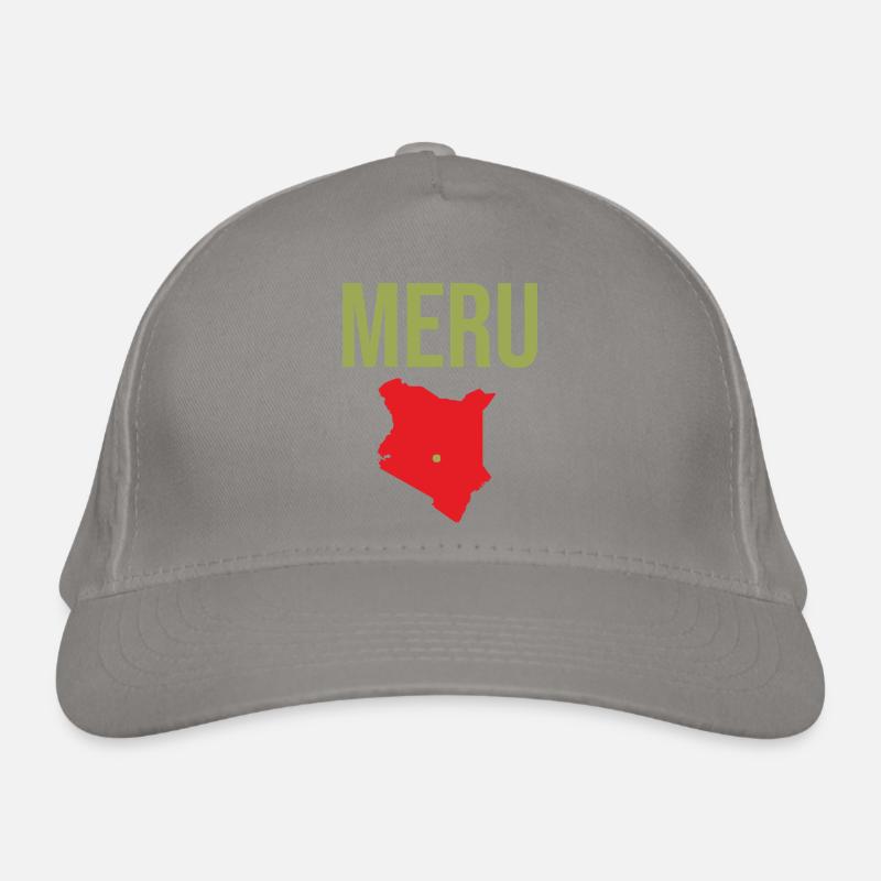 Souvenir Meru Rouge Vert Casquette classique bio