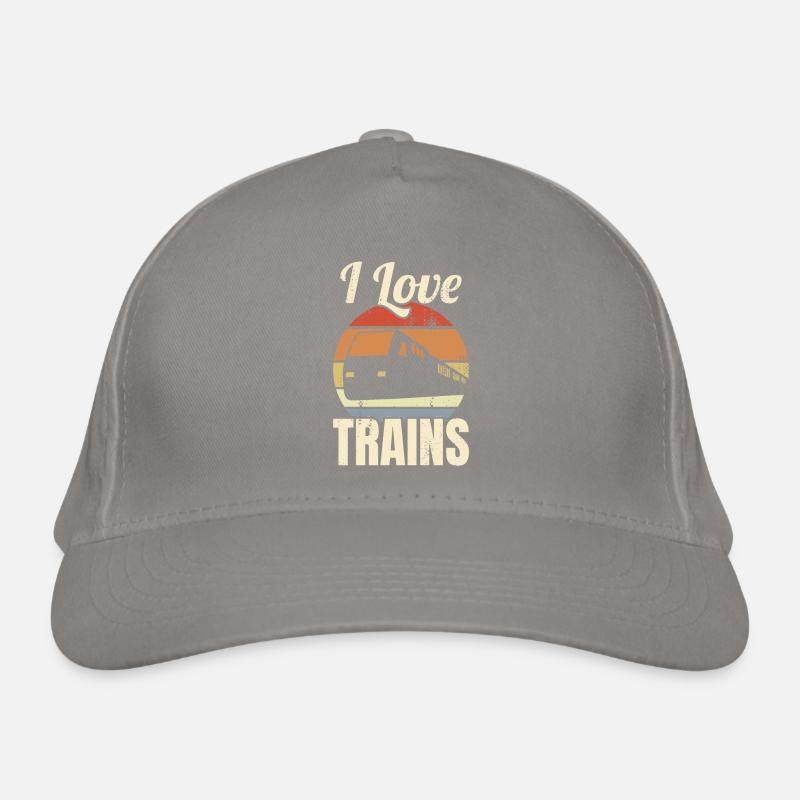 Railroad Love Organic Baseball Cap