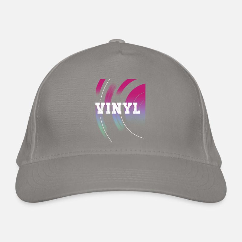 Vinyl Record LP Turntable Retro Organic Baseball Cap