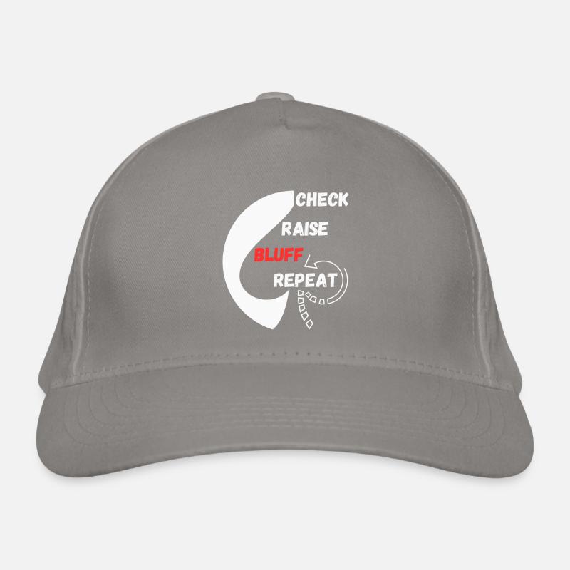 Repeat Poker "Schach, Raise, Bluff, Repeat" Bio-Baseballkappe