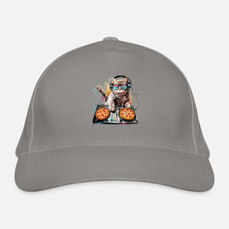 Disque Jockey Pizza Chat de l’Espace - Interstellaire Casquette classique bio