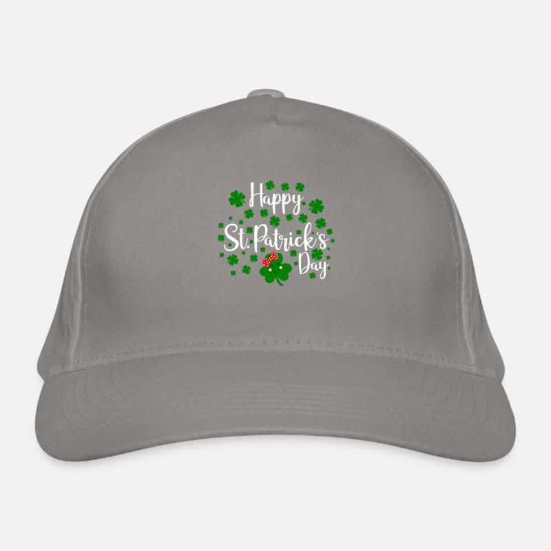 Accessoires de la Saint-Patrick Irlande Shamrock décoration Casquette classique bio
