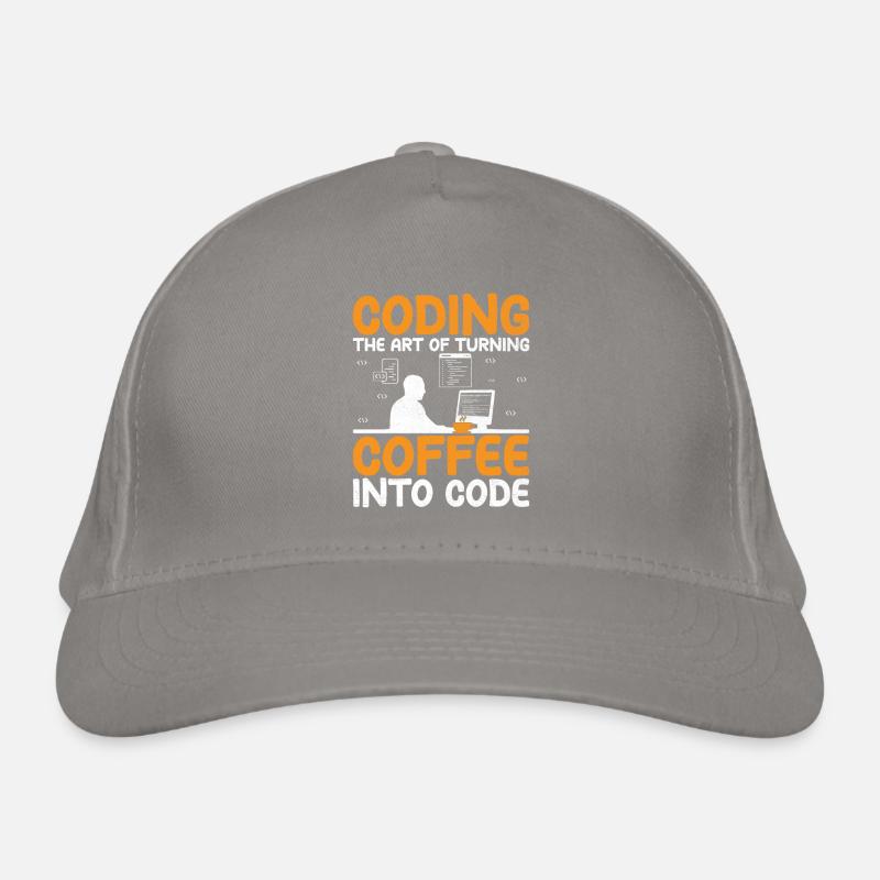 Kaffee-Codierung Programmierer Programmierer Entwickler Nerd Coff Bio-Baseballkappe
