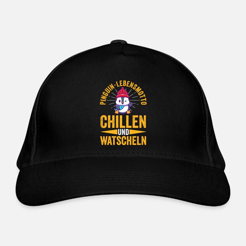 Cute Penguin Organic Baseball Cap