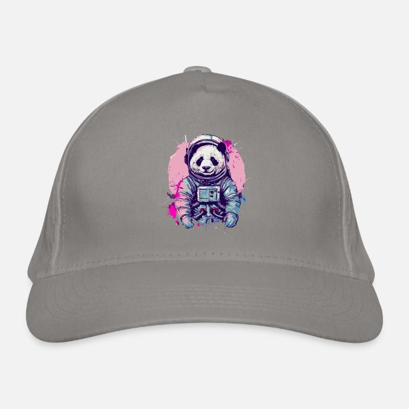 Panda Astronaut - Bamboo Rocket Adventures Bio-Baseballkappe