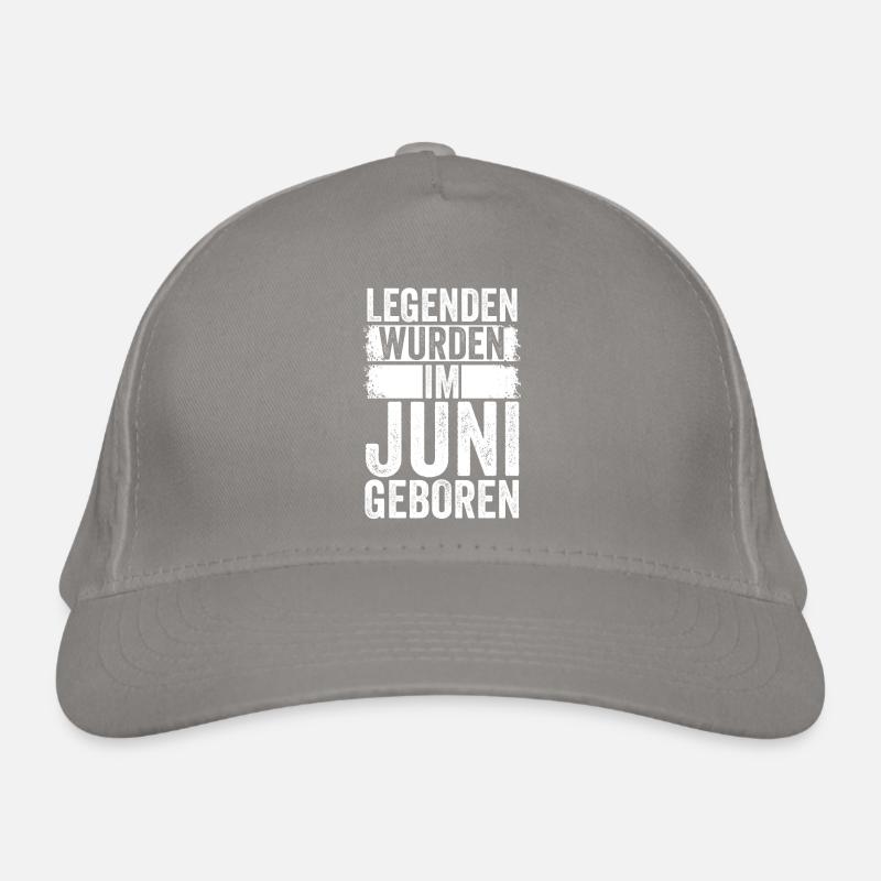 Legenden Wurden Im Juni Geboren Bio-Baseballkappe