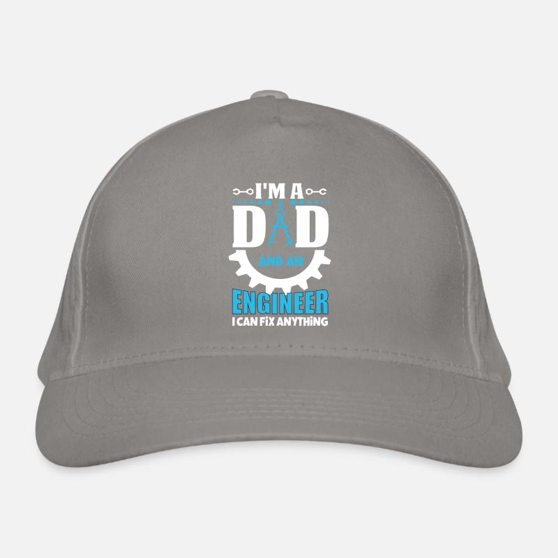 Papa et ingénieur Casquette classique bio