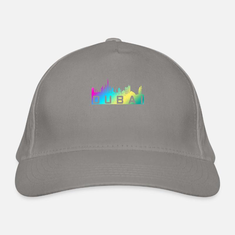 Dubai Skyline UAE Souvenir Organic Baseball Cap
