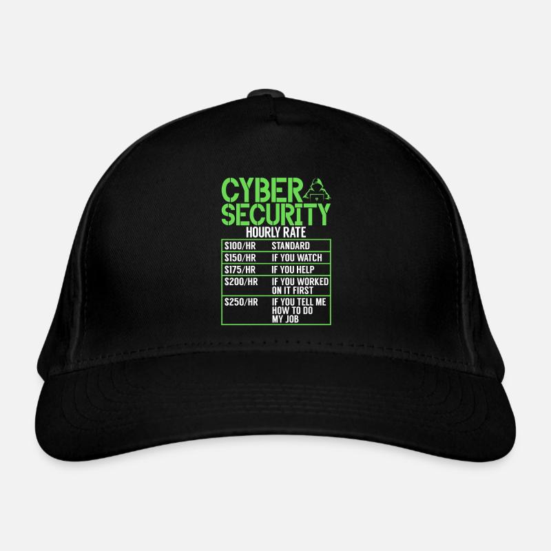 Cyber-sicherheits-hacker-hacking Bio-Baseballkappe