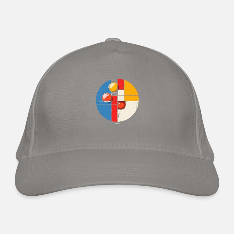 Abstrakte moderne Kunst: Donut Bio-Baseballkappe