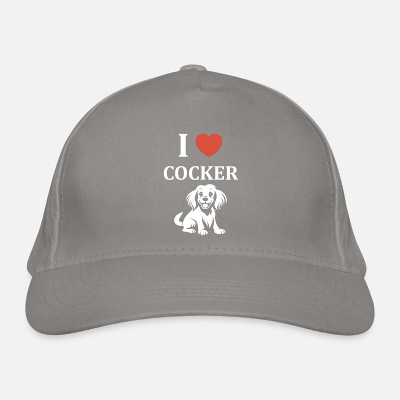 Chien cocker Casquette classique bio