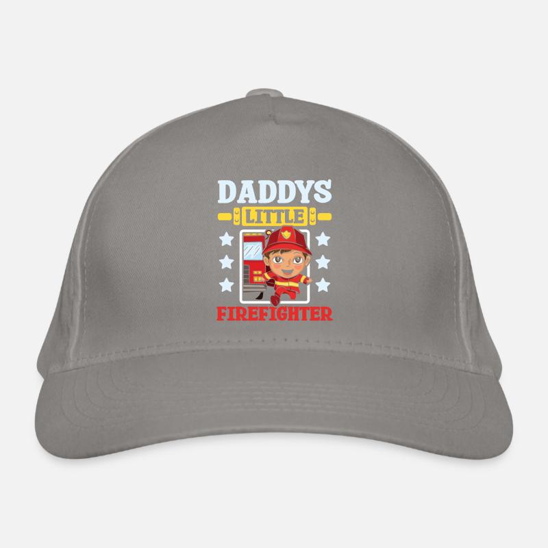 Pour les enfants, le petit pompier de papa Casquette classique bio
