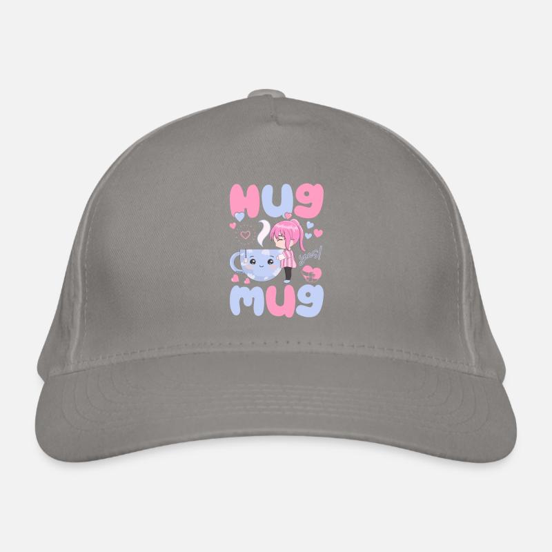 Kuscheliger Kaffeebecher - Kleines Mädchen Bio-Baseballkappe