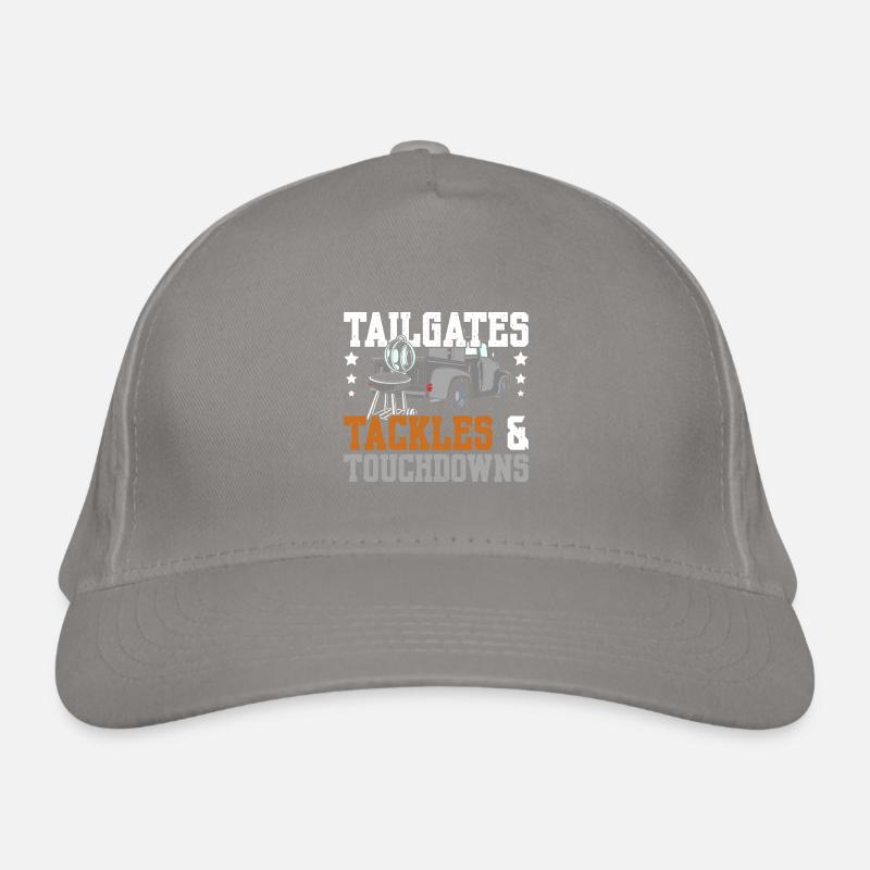 Tailgates tackles and touchdowns Organic Baseball Cap
