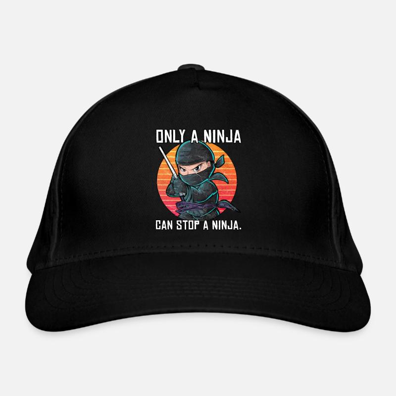 Seul un Ninja peut arrêter un Ninja - Casquette classique bio - noir