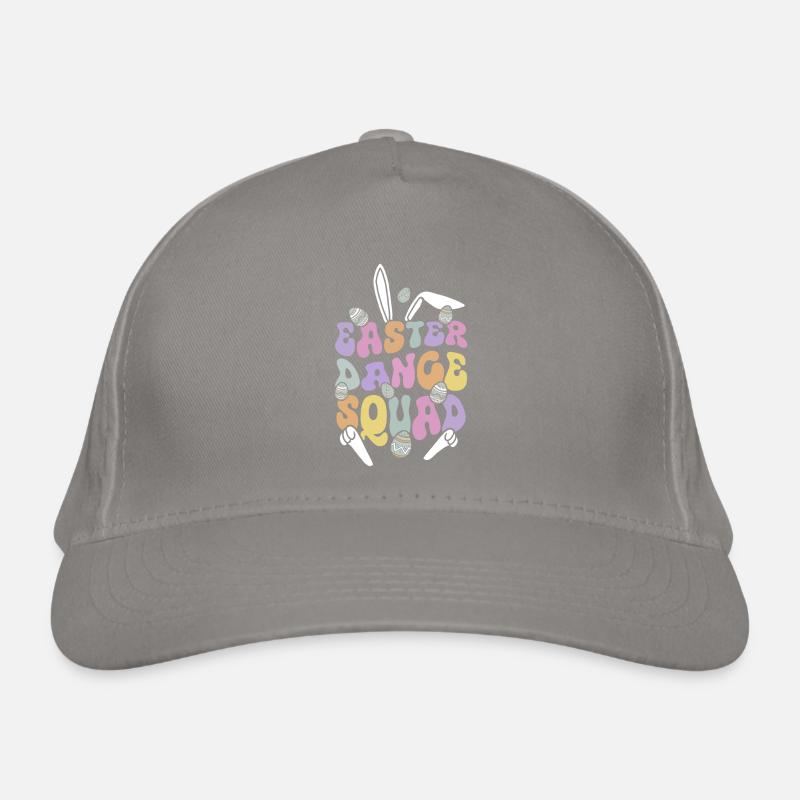 Escouade de danse de Pâques Jour de Pâques Casquette classique bio