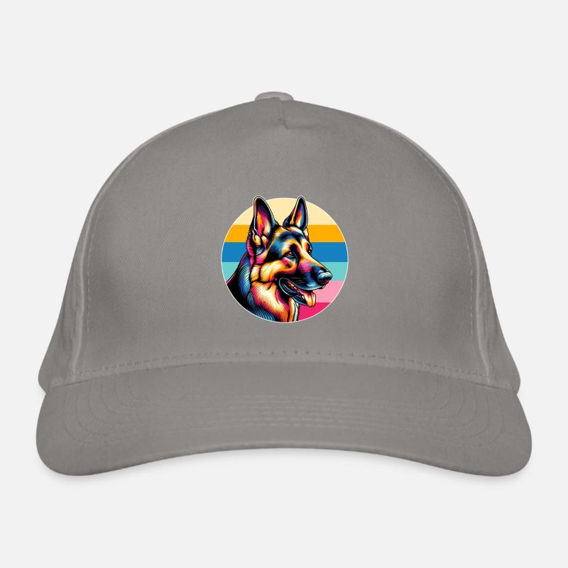 Schäferhund Bio-Baseballkappe