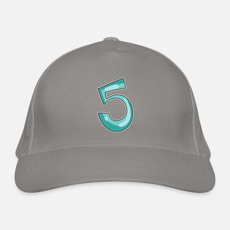 5 nummer Bio-Baseballkappe
