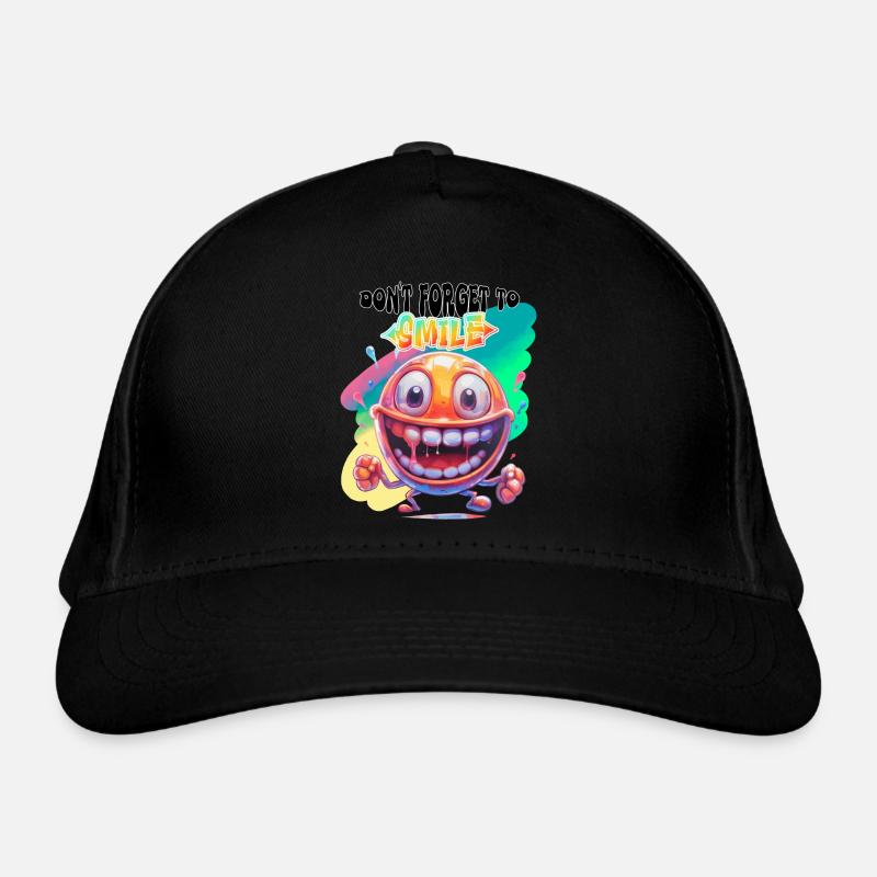 Dont Forget to Smile. Joy, happiness, positivity, Organic Baseball Cap