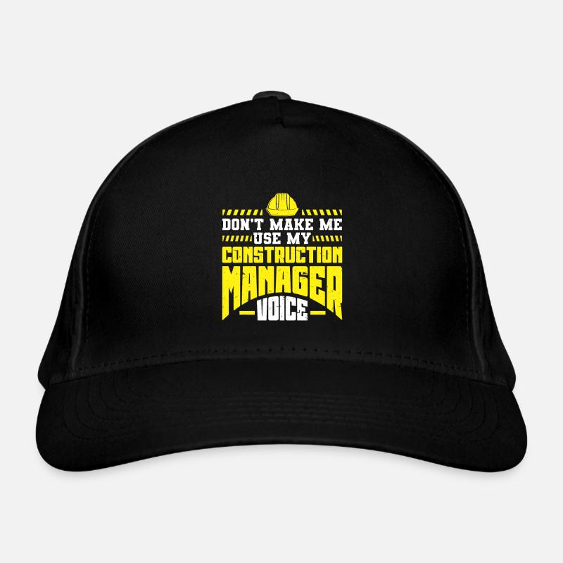 Chef de projet de construction Casquette classique bio