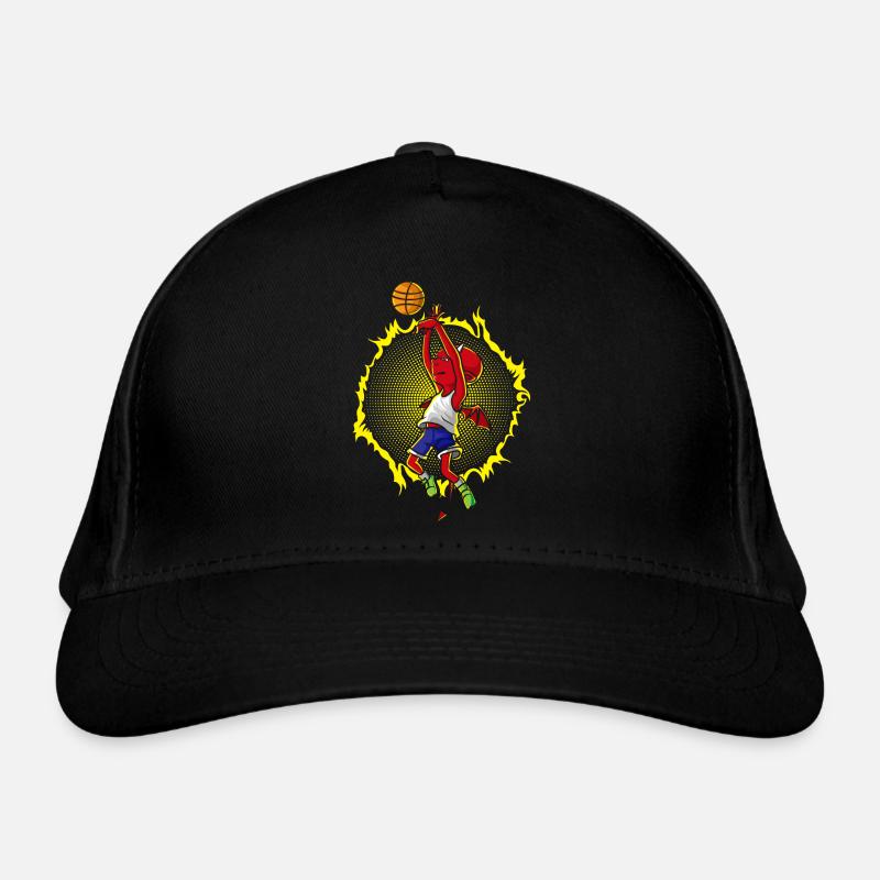 The Devil Plays Basketball Organic Baseball Cap