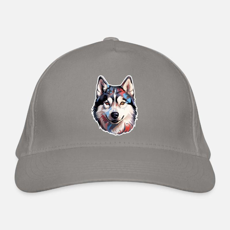 Siberian Husky Organic Baseball Cap