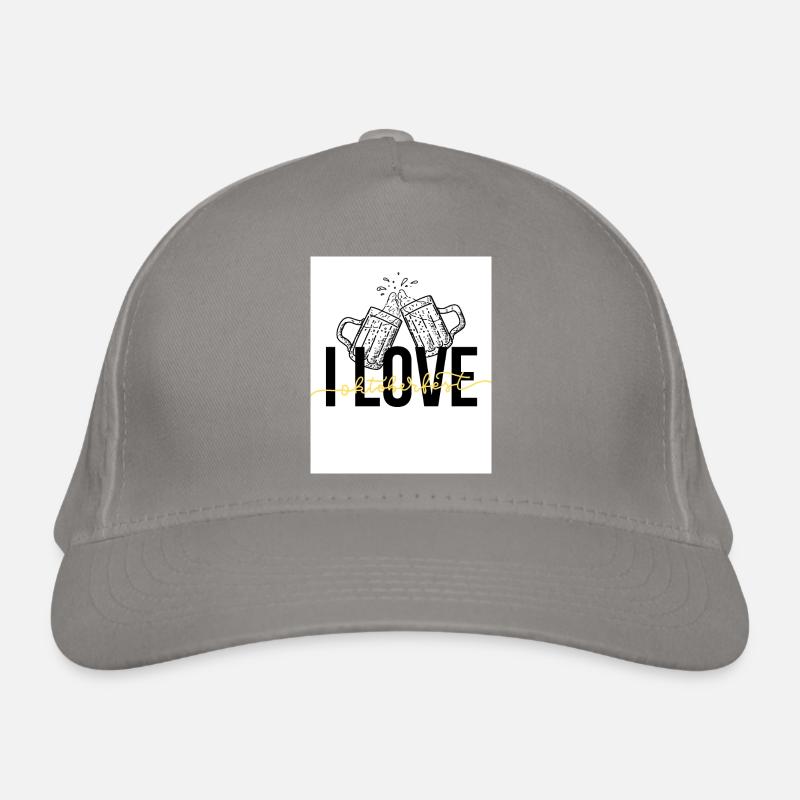 I love Bio-Baseballkappe