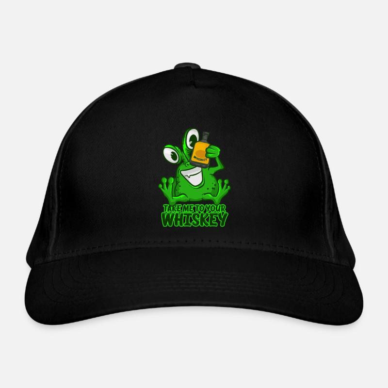 Take Me To Your Whiskey T-Shirt Funny Space Green Organic Baseball Cap
