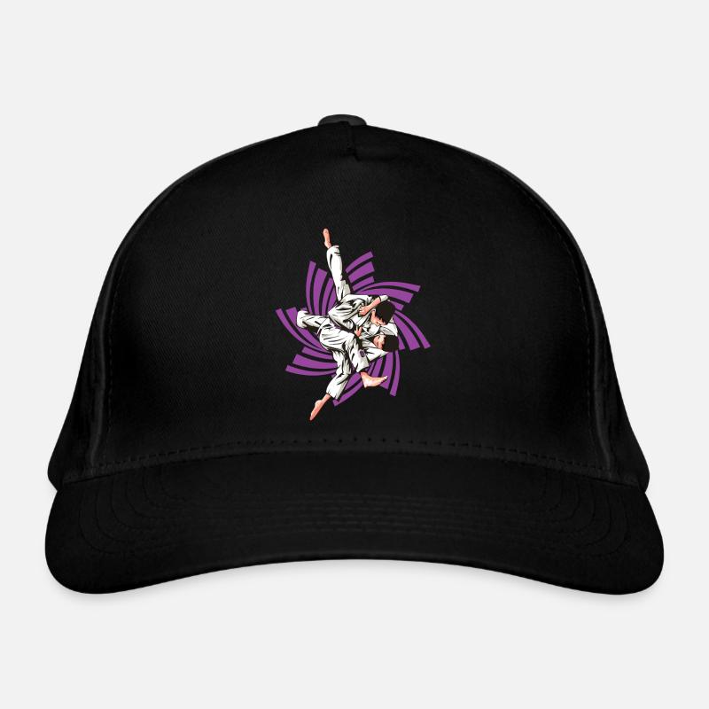 Lila Judo Bio-Baseballkappe