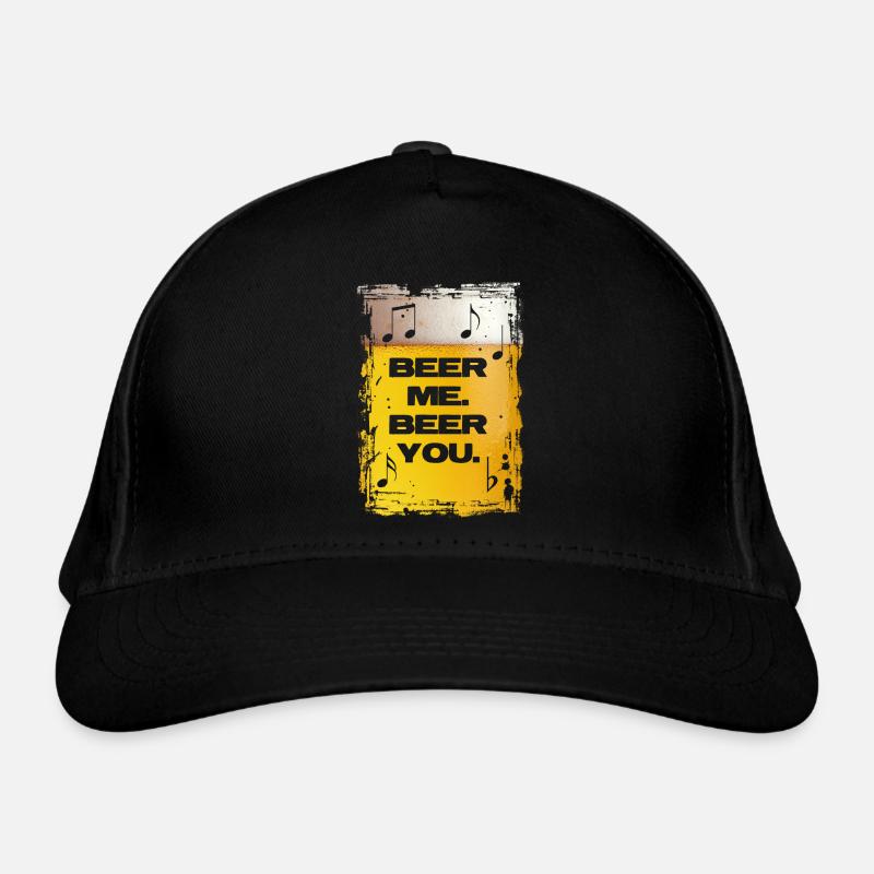 Bière-moi. Bière-toi. - Casquette classique bio - noir