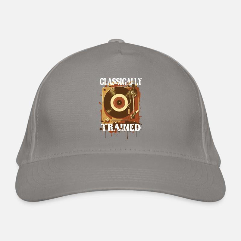 Classically Trained Vintage Record Player Organic Baseball Cap