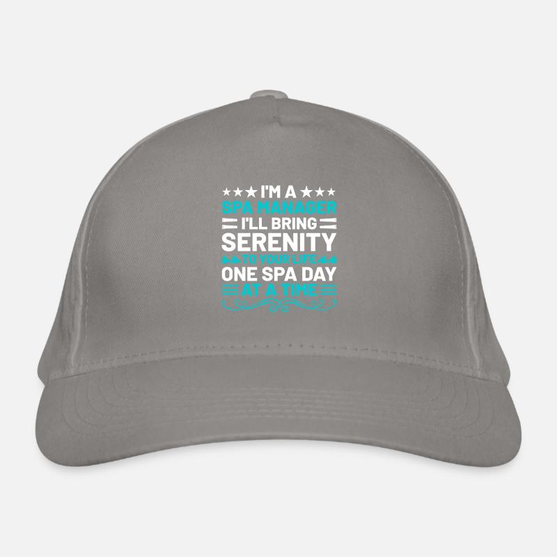 Gestionnaire de SPA Emploi Bien-être Drôle Gestion de SPA Sayi Casquette classique bio