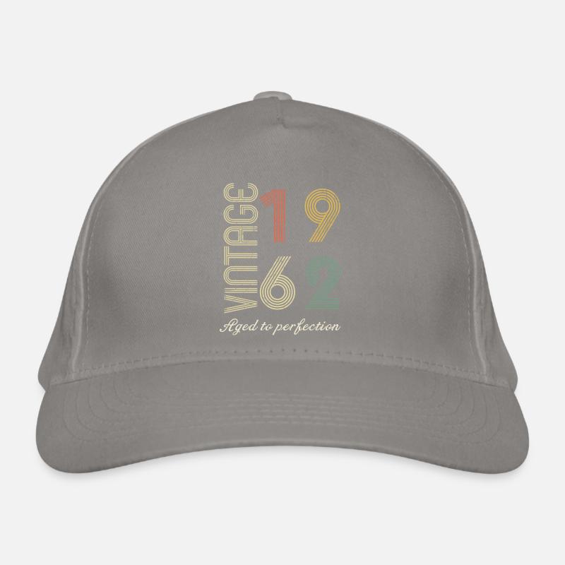 62 Jahre Geburtstagsgeschenk - 1962 Bio-Baseballkappe