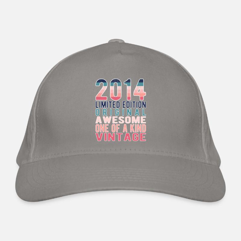 Limited Edition seit 2014 Geburtstag Vintage 2014 Bio-Baseballkappe