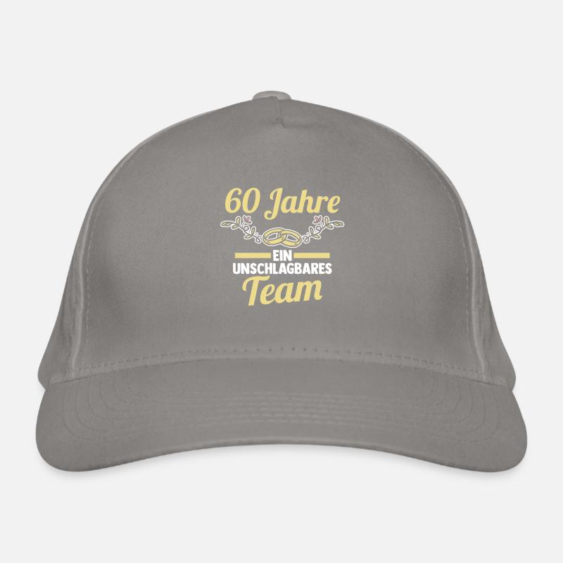 Mariage Noces de diamant 60 ans de mariage Hochz Casquette classique bio