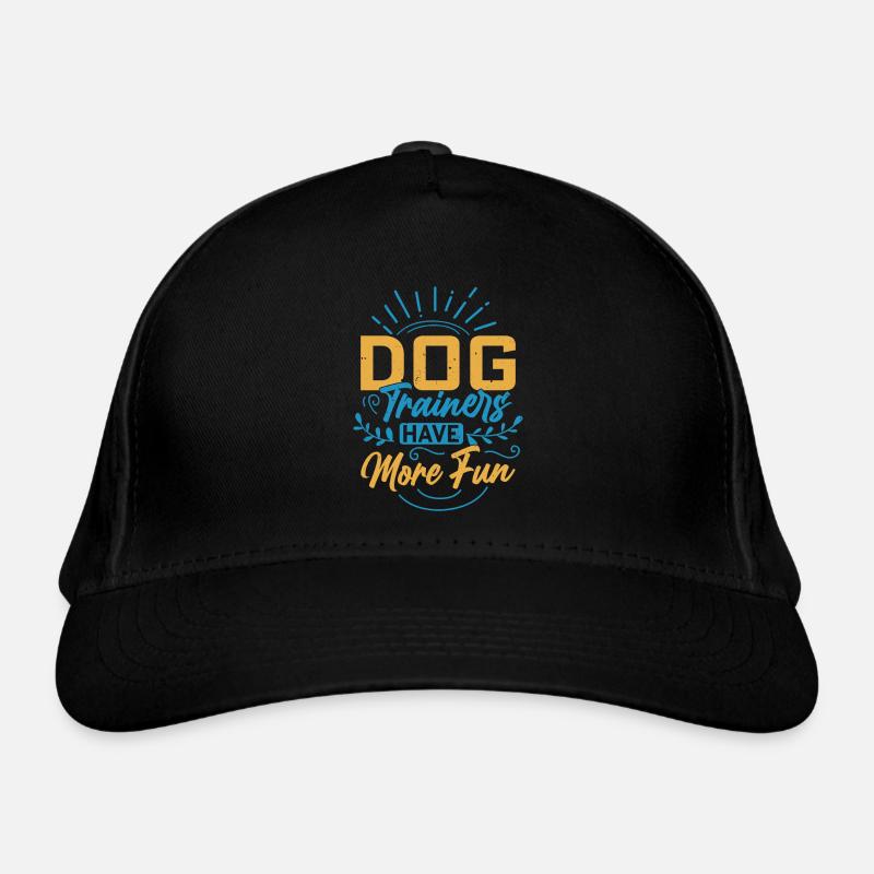 Les dresseurs de chiens ont plus de plaisir à dire le travail de formation Casquette classique bio