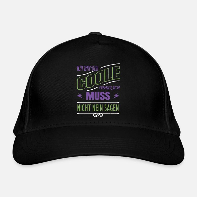Dictons sympas Cool Oncle Trait Casquette classique bio