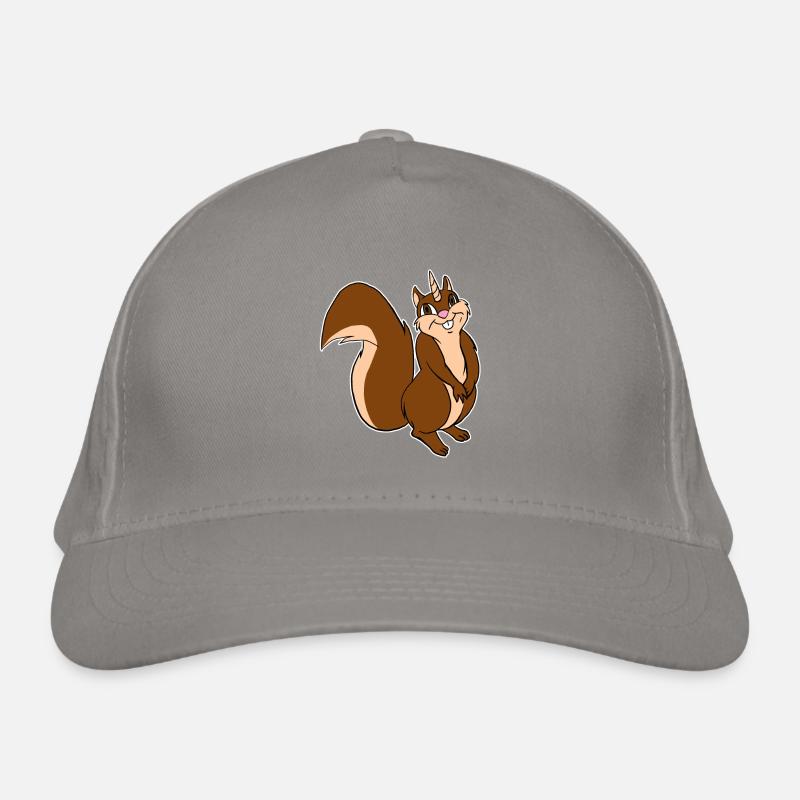 Squirrelcorn Funny Squirrel Unicorn Chipmunks Pun Organic Baseball Cap